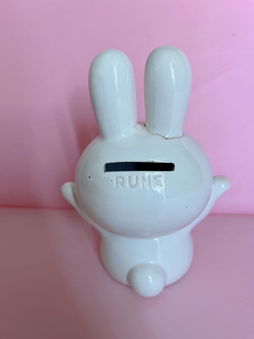 希少 昭和レトロ 内藤ルネ 貯金箱 うさぎ 陶器 - メルカリ