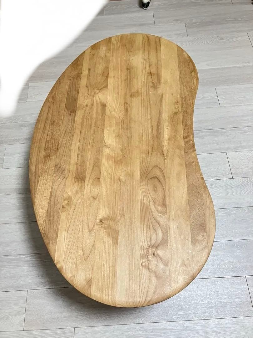 木製豆型　センターテーブル　120cm