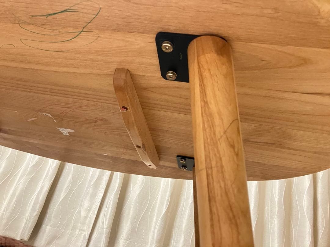 木製豆型　センターテーブル　120cm