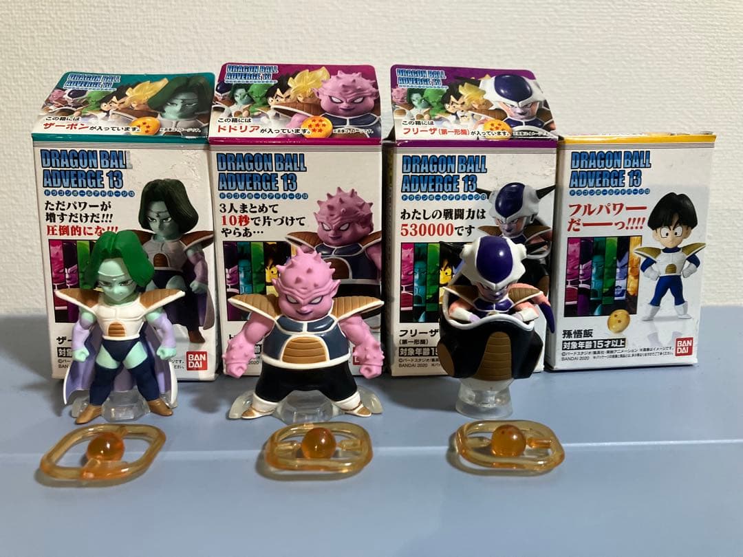 ドラゴンボール アドバージセット ザーボン ドドリア フリーザ 悟飯
