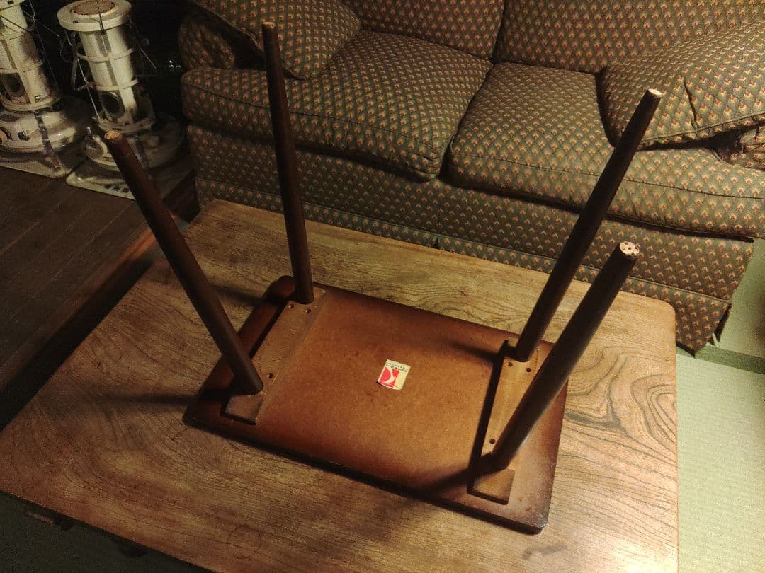 希少　オールドキツツキ　飛騨産業　コーヒーテーブル　サイドテーブル　ヴィンテージ