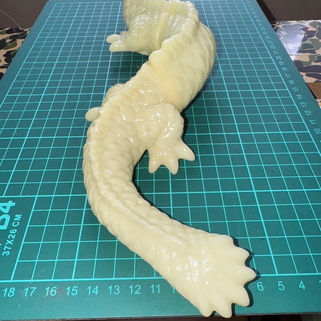 M1号　マンダ　第一期　緑　ピンク　蓄光版スタンダードサイズ　ソフビ　3体