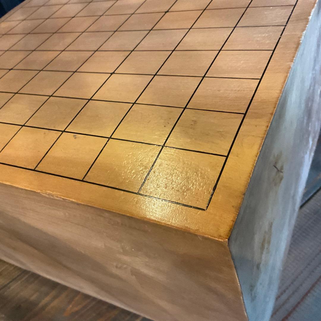 将棋盤 将棋 脚付 足付き あし付 へそ付 臍付き 天然木 - メルカリ