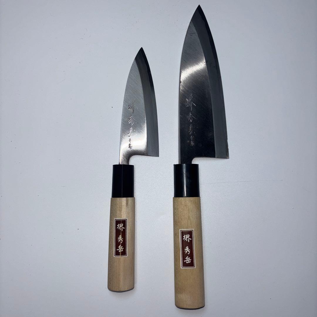 堺　秀岳特製　和包丁6本セット 日本伝統デザイン