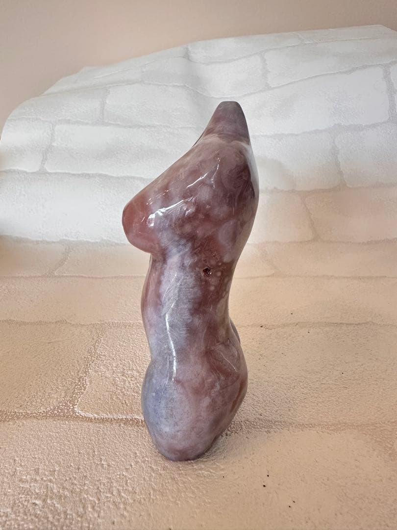 ピンクアメジスト　ブルーアゲート　ウーマンボディ　天然石
