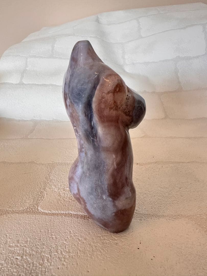 ピンクアメジスト　ブルーアゲート　ウーマンボディ　天然石