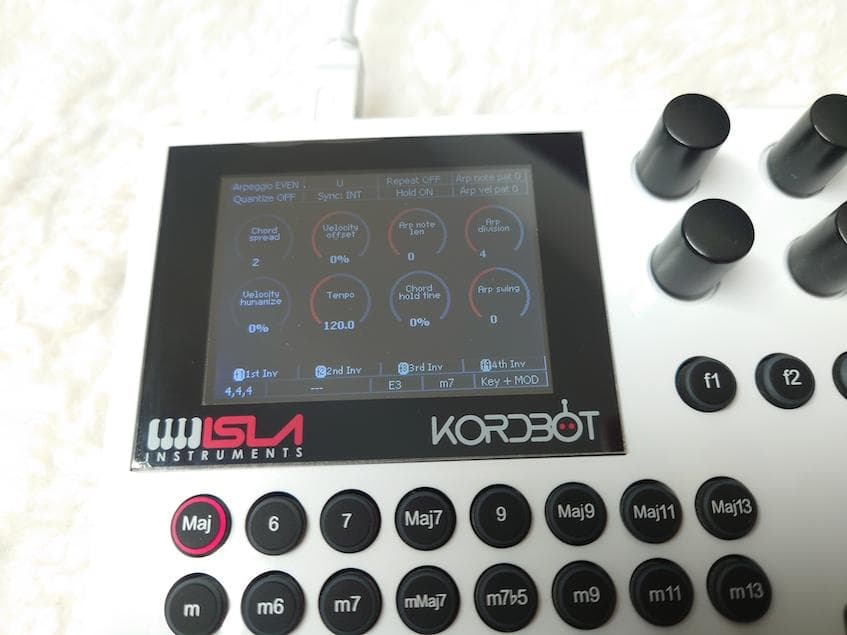 ISLA Instruments KORDBOT　MIDIキーボード