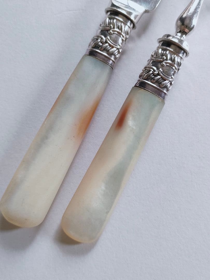 カトラリーセット②　マザーオブパール　白蝶貝　アンティーク　ビンテージ