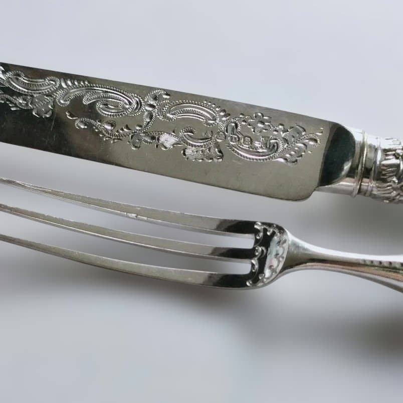 カトラリーセット②　マザーオブパール　白蝶貝　アンティーク　ビンテージ