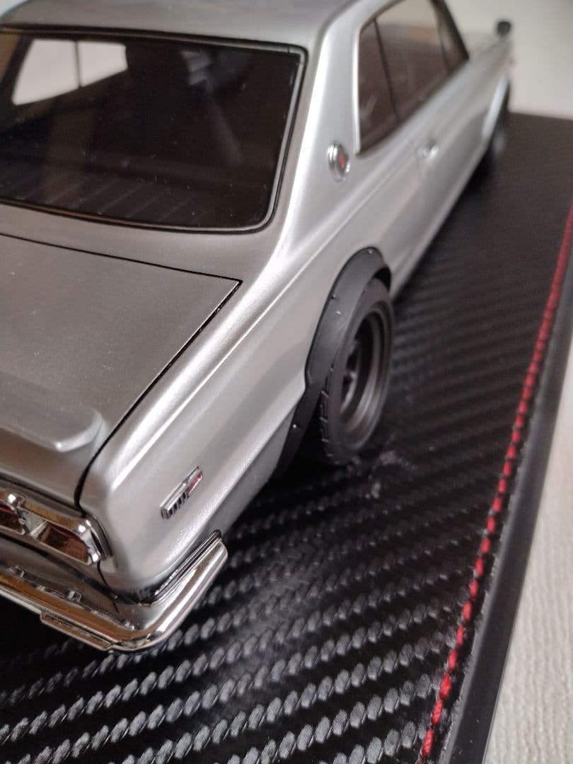 1/18 スカイラインGT-R ハコスカKPGC10クリアケース付ワイドタイヤ