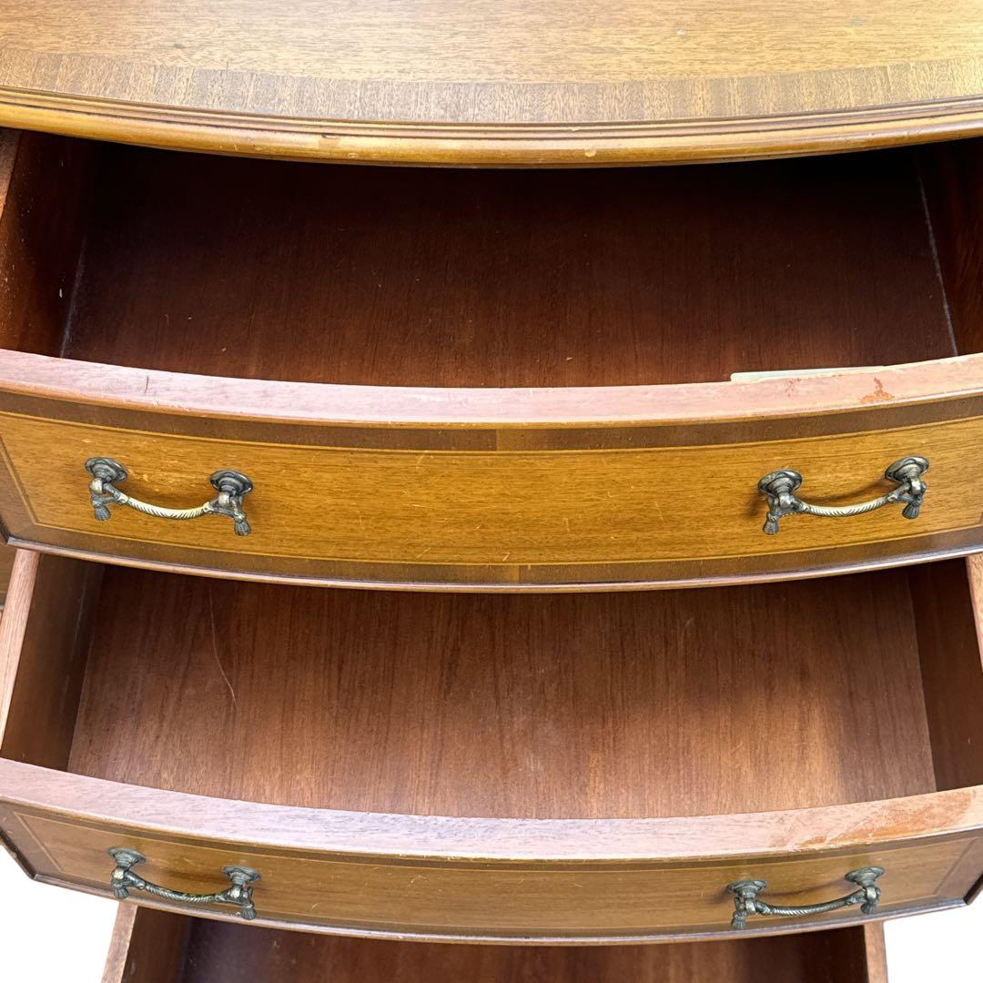 アンティーク 輸入家具 おしゃれ 家具 マホガニー 象嵌 イタリア家具 東海家具