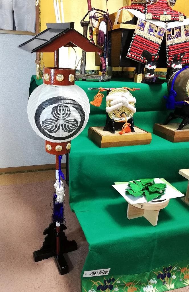 五月人形／京都島津製／三段飾り／鎧・兜／3段飾り