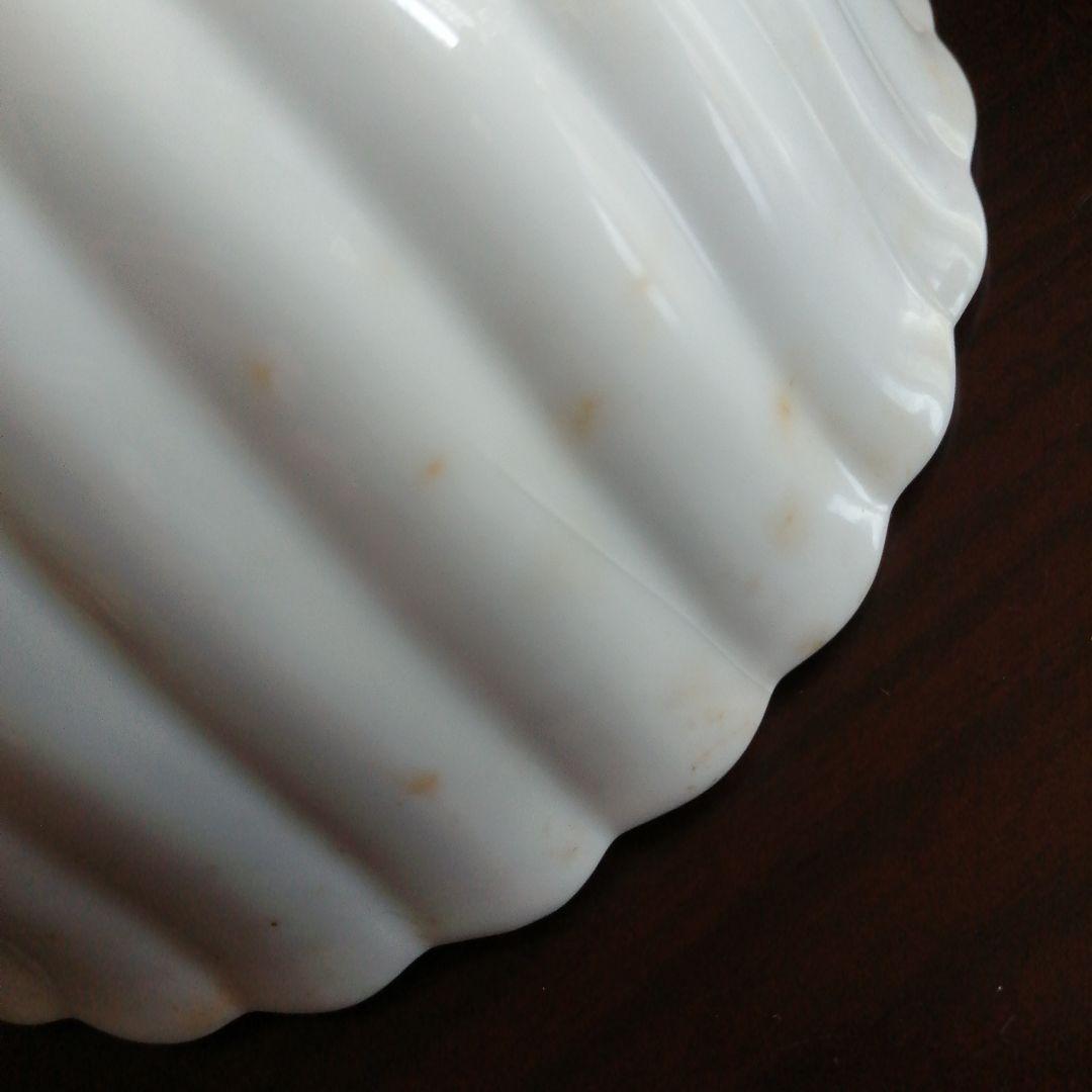 伊万里　白磁菊花中鉢　5客　16cm　明治～昭和初期