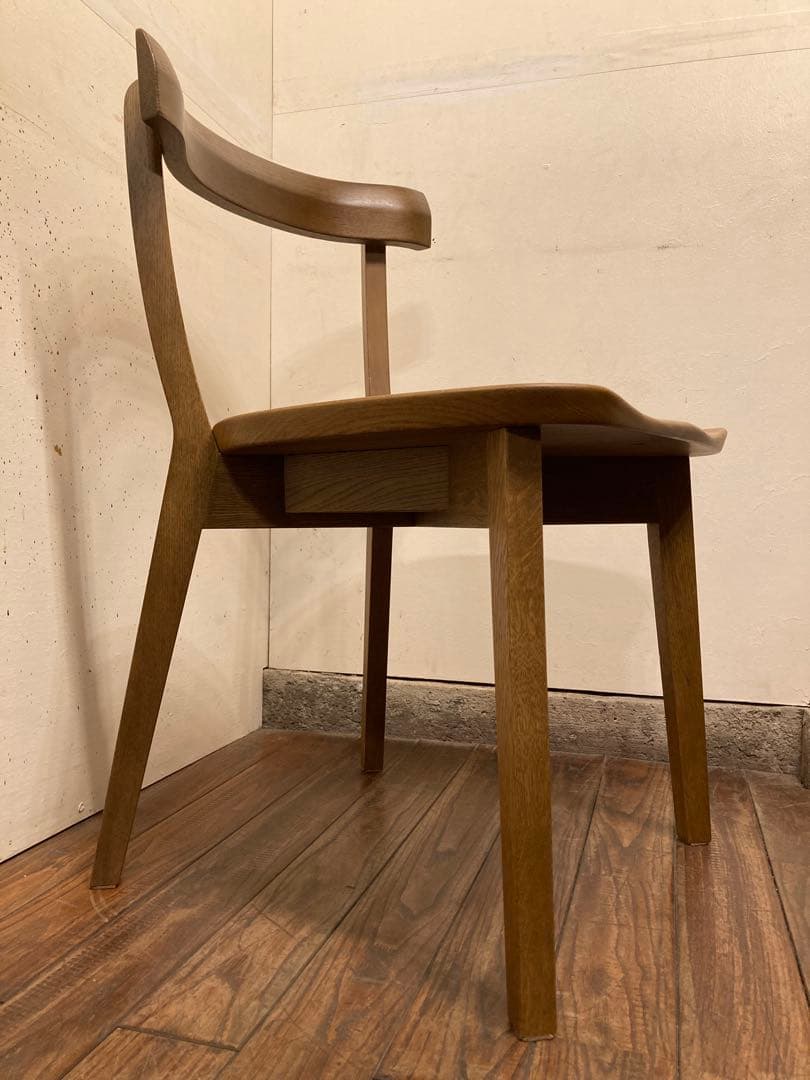 旭川家具 アーリータイムス オーク無垢材 DC-4 1脚 曲木 民芸 職人 匠