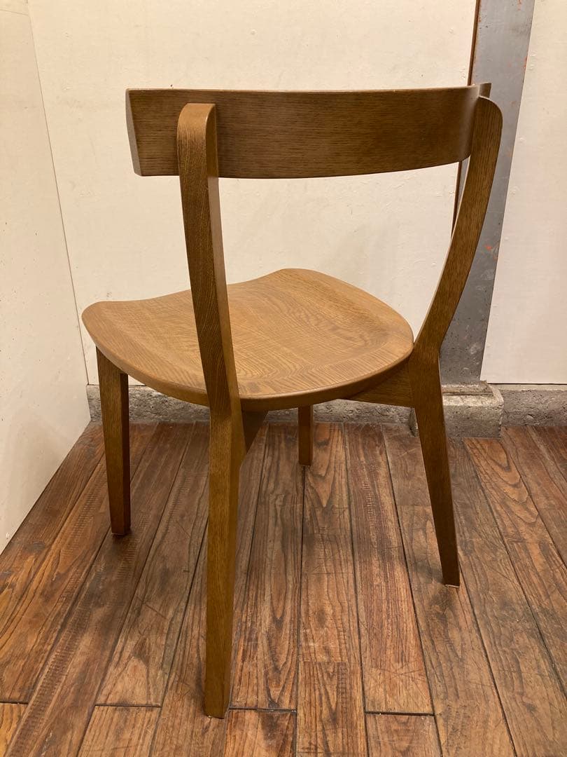 旭川家具 アーリータイムス オーク無垢材 DC-4 1脚 曲木 民芸 職人 匠