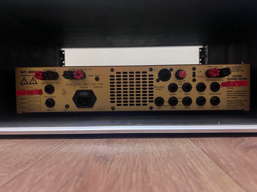 EDEN WORLD TURE WT-800 ヘッドアンプ - メルカリ