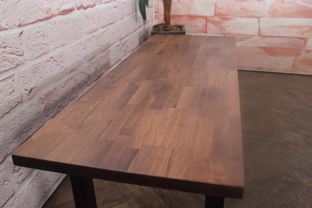 新品 TIMELESS CRAFT 目黒通り ウォールナット ソリッド ベンチ