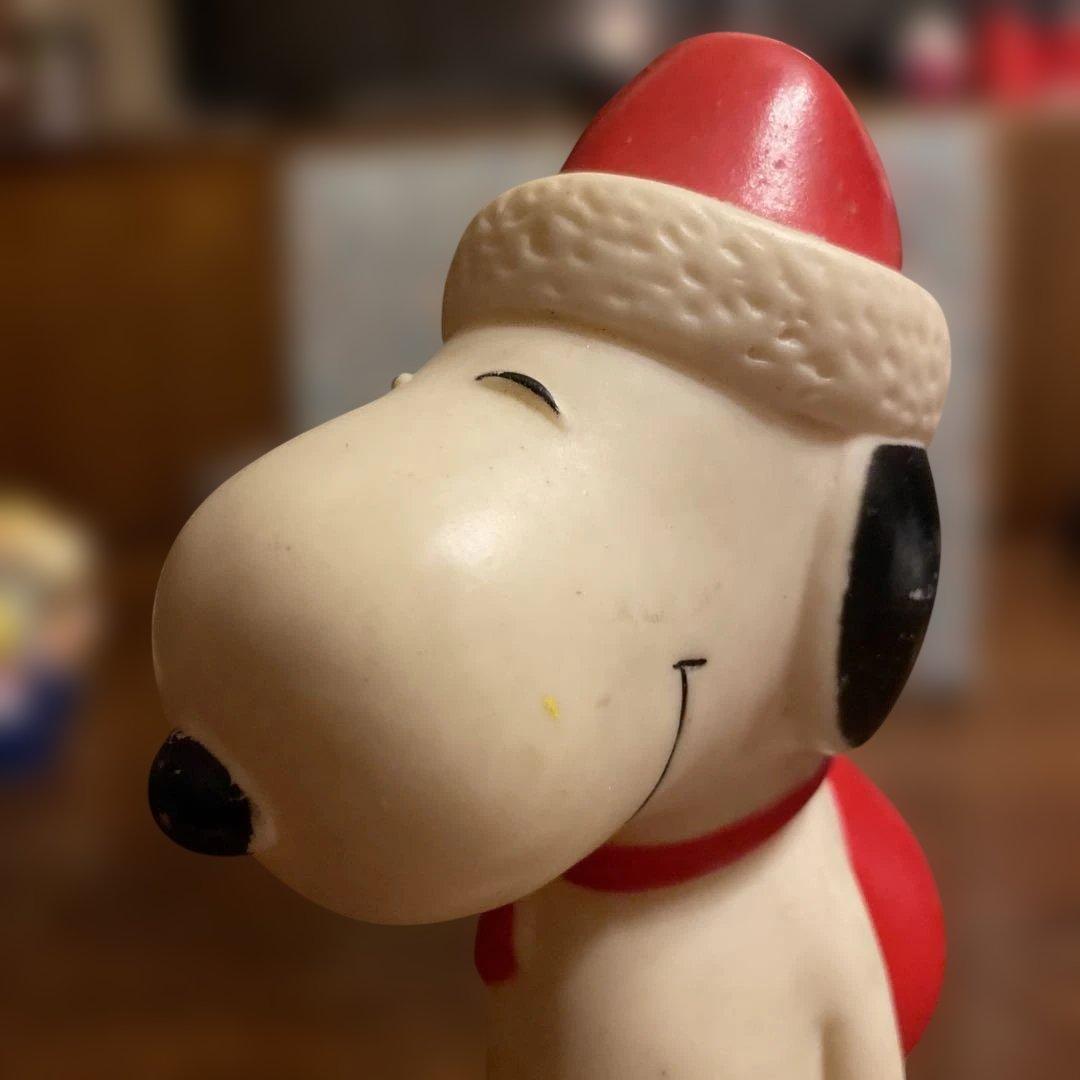1966's スヌーピー サンタフィギュア ソフビ - メルカリ