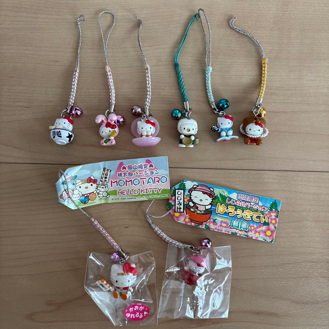 916 ハローキティ ご当地ストラップ 6個セット - メルカリ