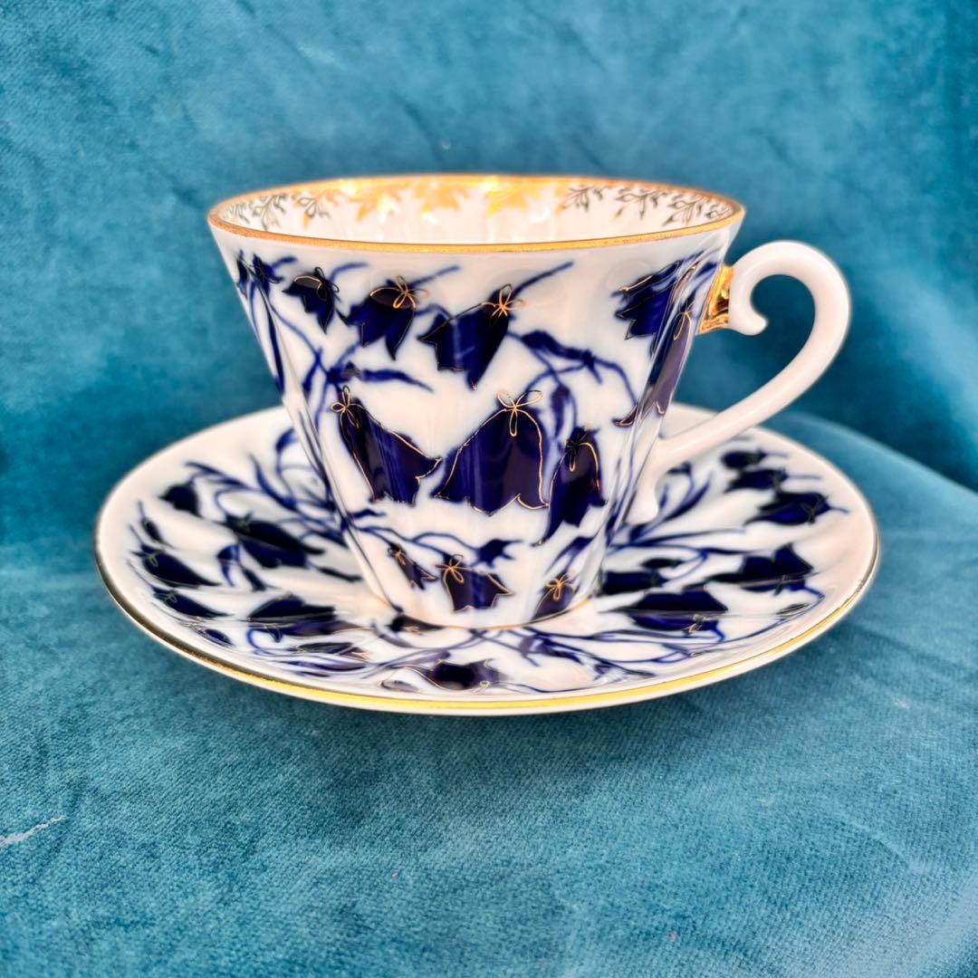 ロモノーソフ　ロシア製 カップ&ソーサー　ケーキプレートセット 新品未使用