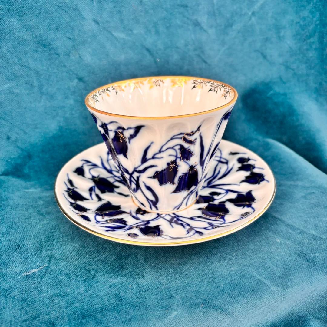 ロモノーソフ　ロシア製 カップ&ソーサー　ケーキプレートセット 新品未使用