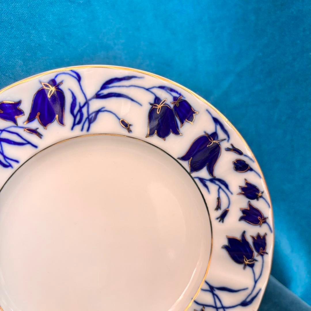 ロモノーソフ　ロシア製 カップ&ソーサー　ケーキプレートセット 新品未使用