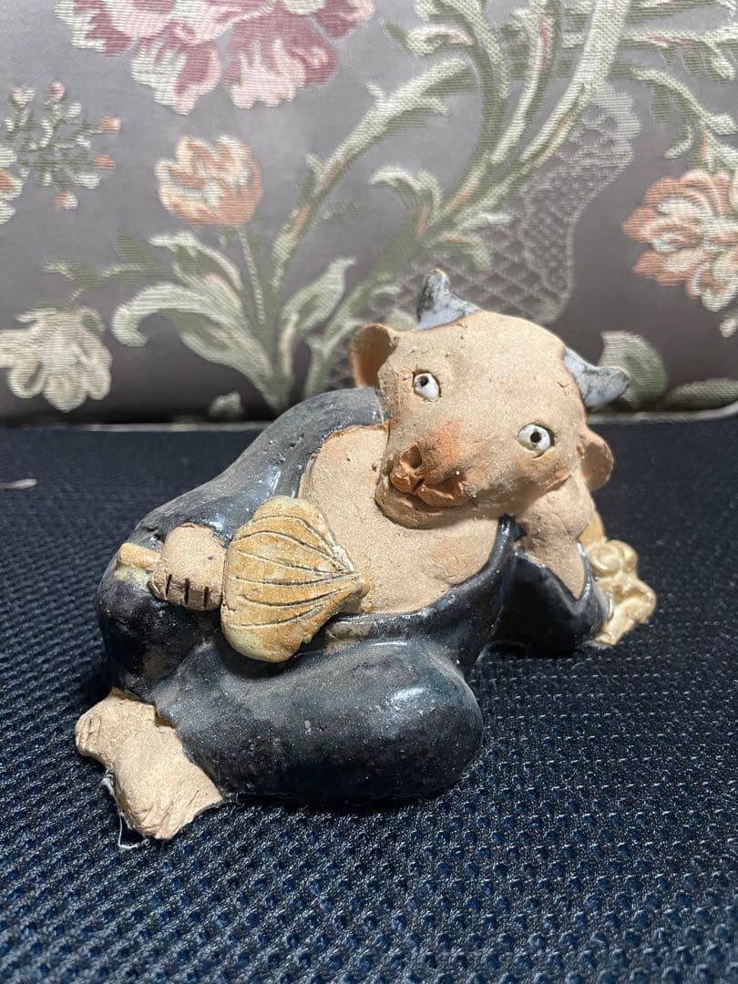 ささきようこ作陶人形　七福神布袋様丑