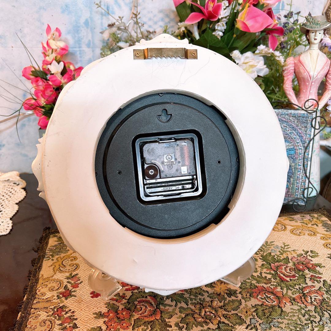 フレンチアンティーク調 ウォールデコレーション クロック 壁掛け時計 HW