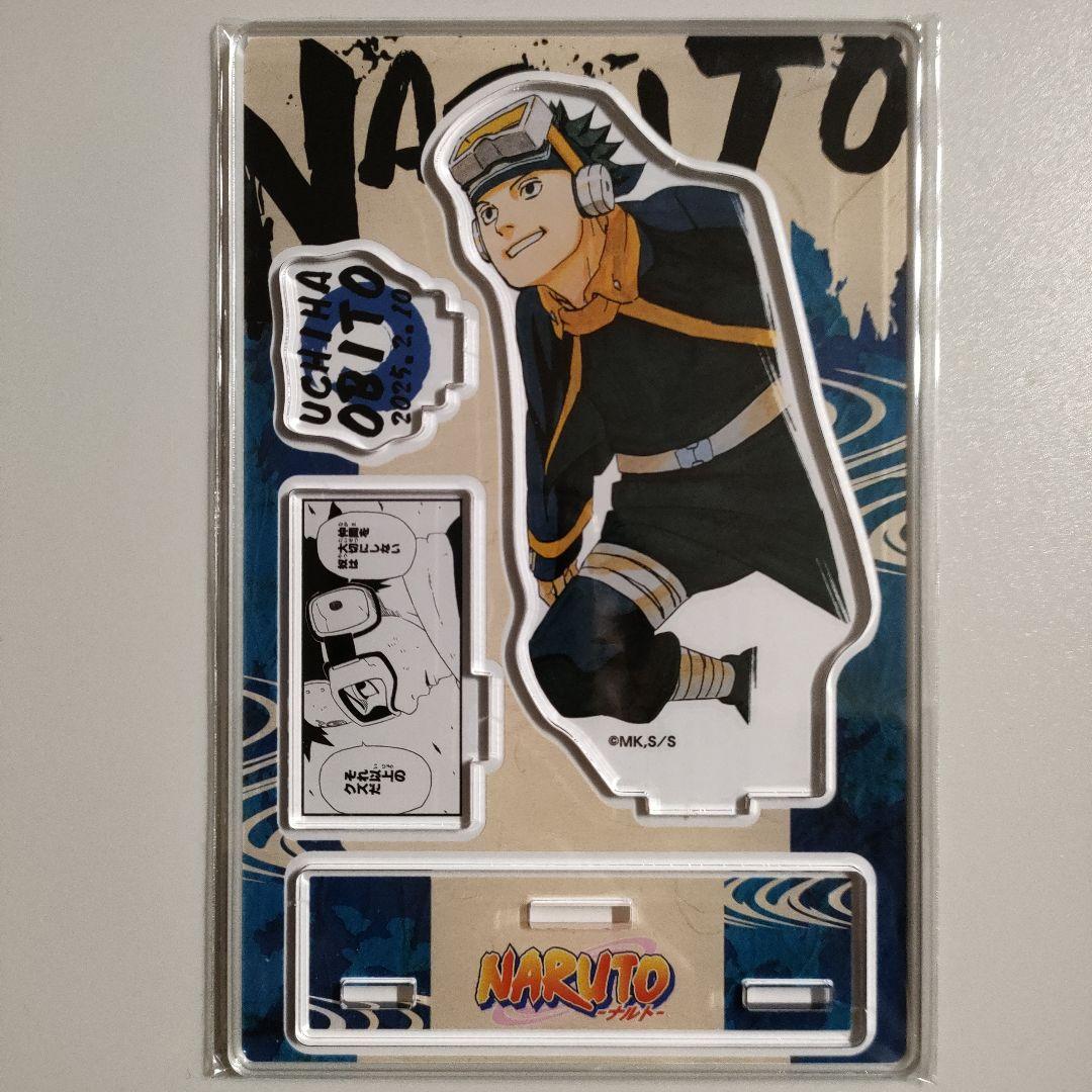 NARUTO うちはオビト バースデー缶バッジ 名場面ジオラマフィギュア