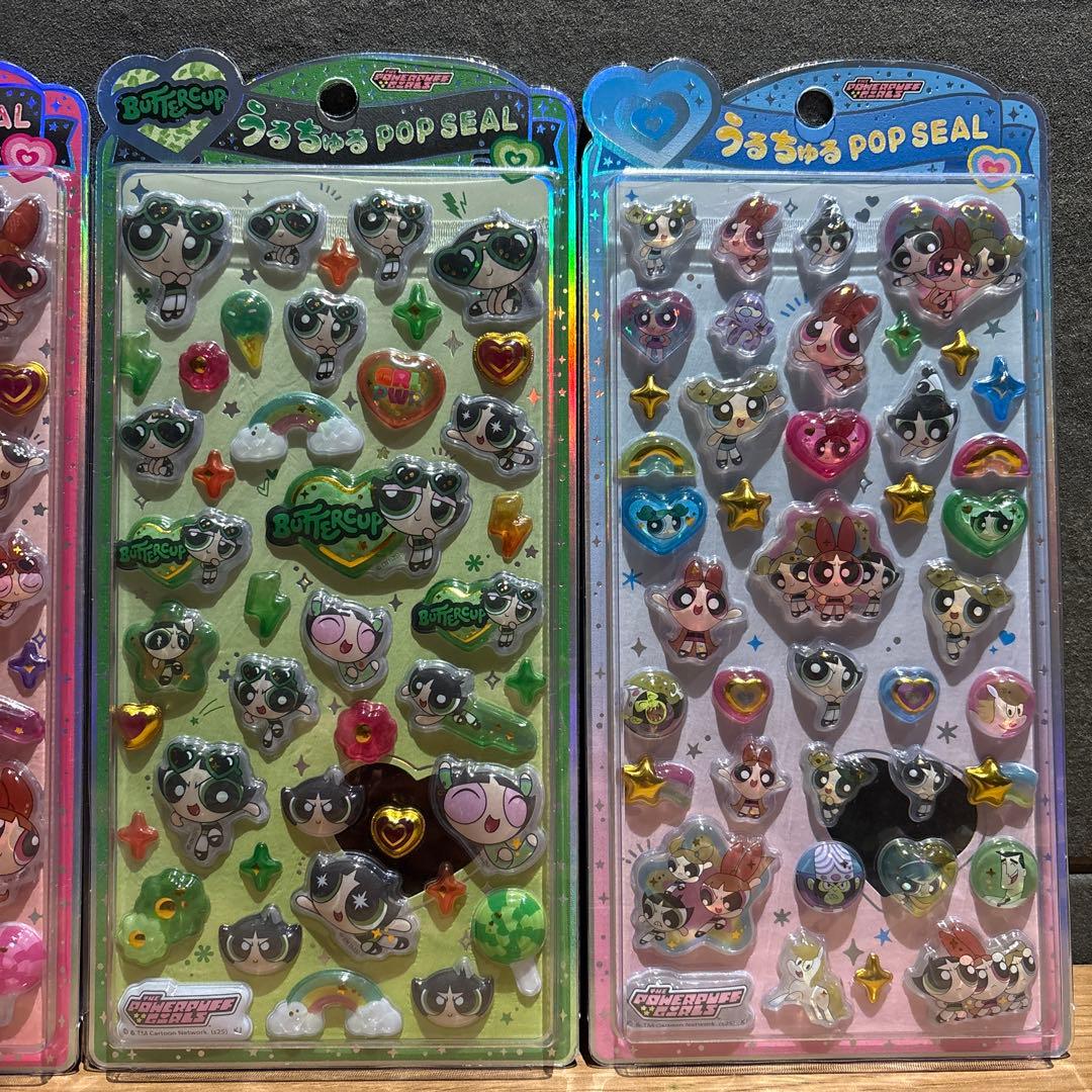 パワーパフガールズ うるちゅるPOPSEALセット 4種 - メルカリ
