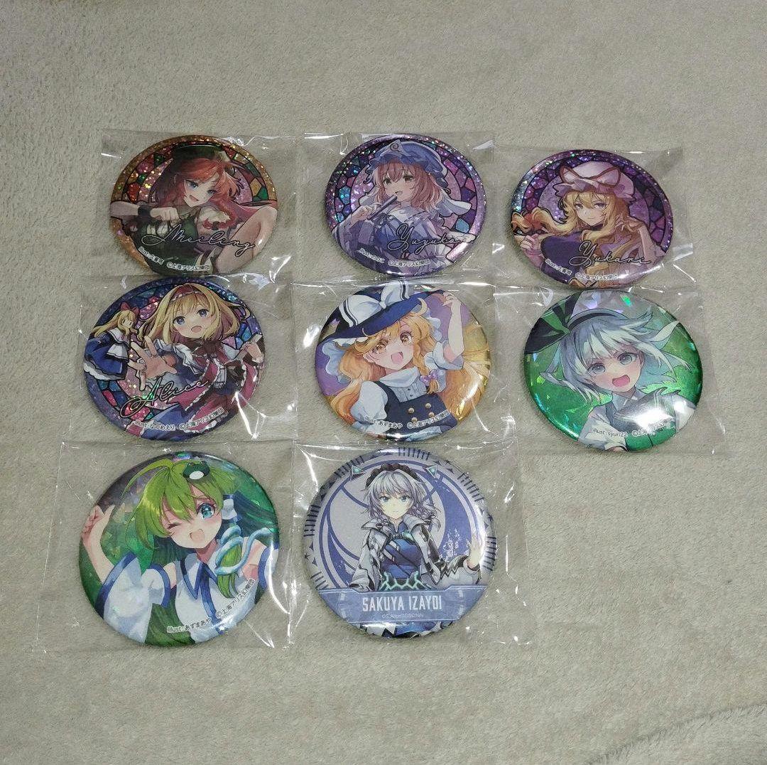 東方Project 100均コラボ シール カード 缶バッジ アクリルスタンド