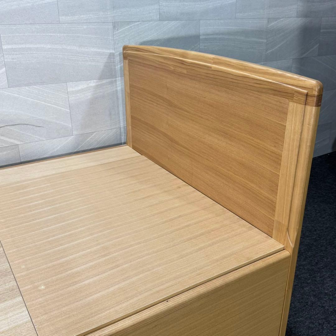 いまだ家具 ベッドフレーム シングルサイズ 収納付 大容量 格安 d4690