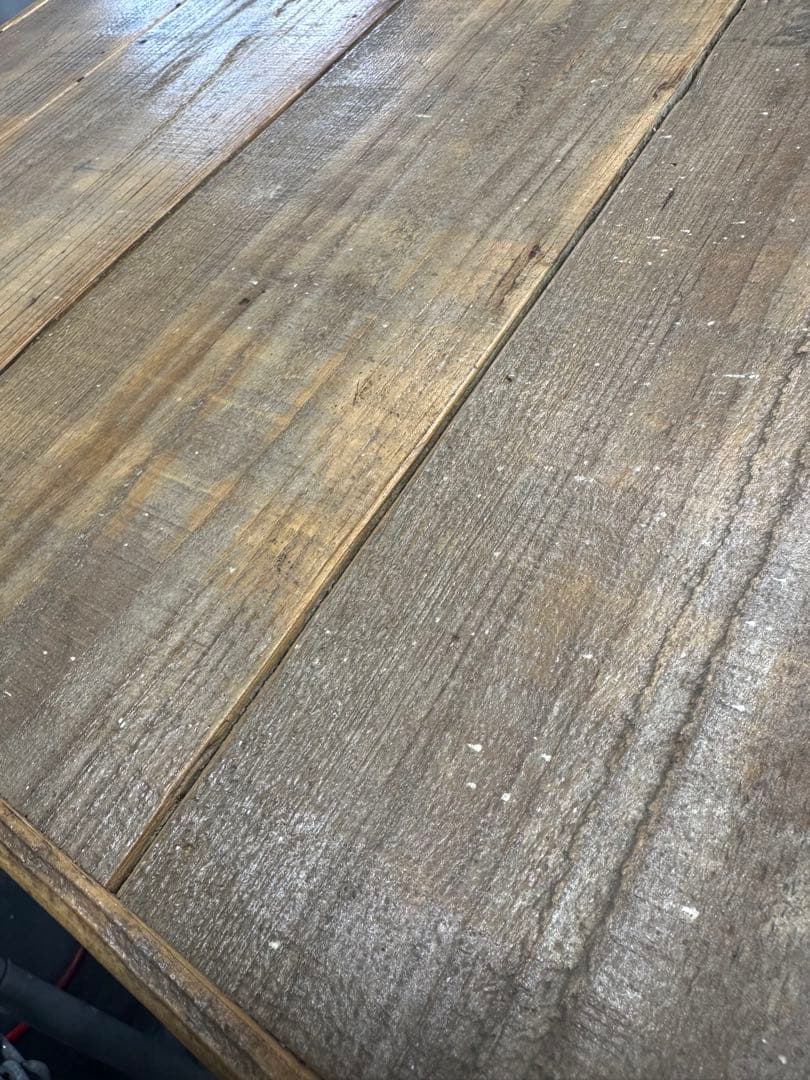 古木テーブル天板　ちゃぶ台　カウンター　座卓　古木大きさ丁度いい　クリア仕上げ