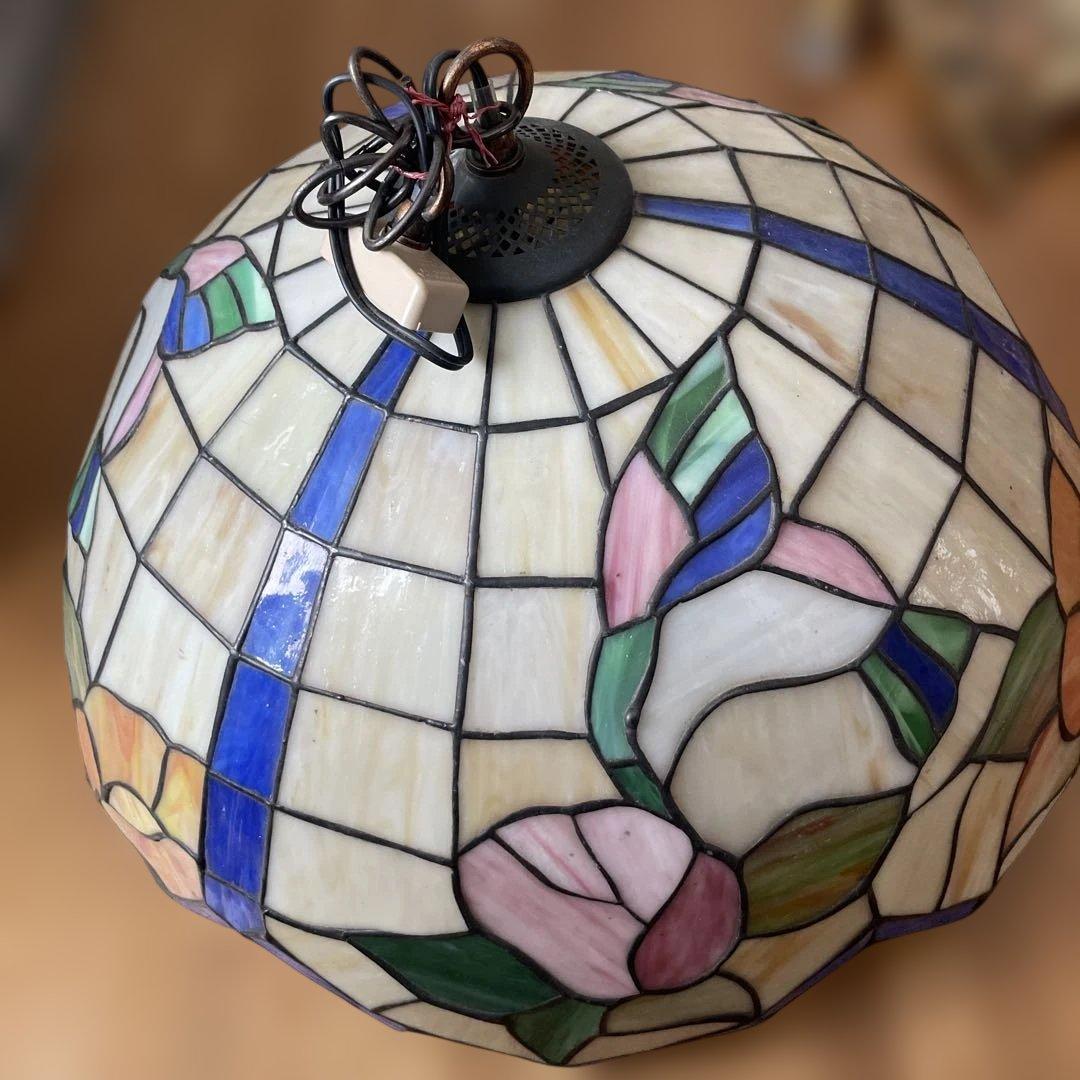 ステンドグラス調 シーリングライト 花柄 天井照明 インテリア