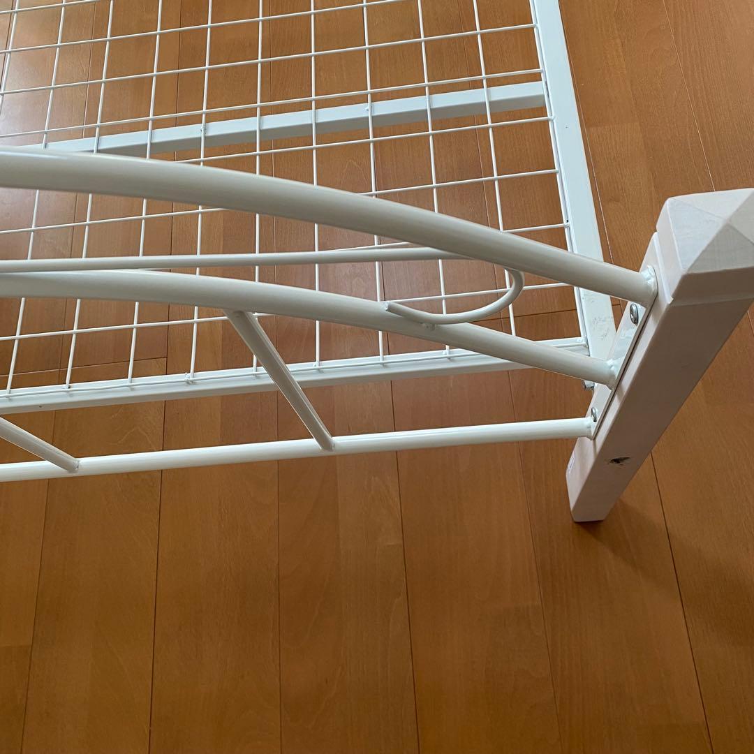 ニトリ　アイアンフレーム　ベッド　シングルベッド