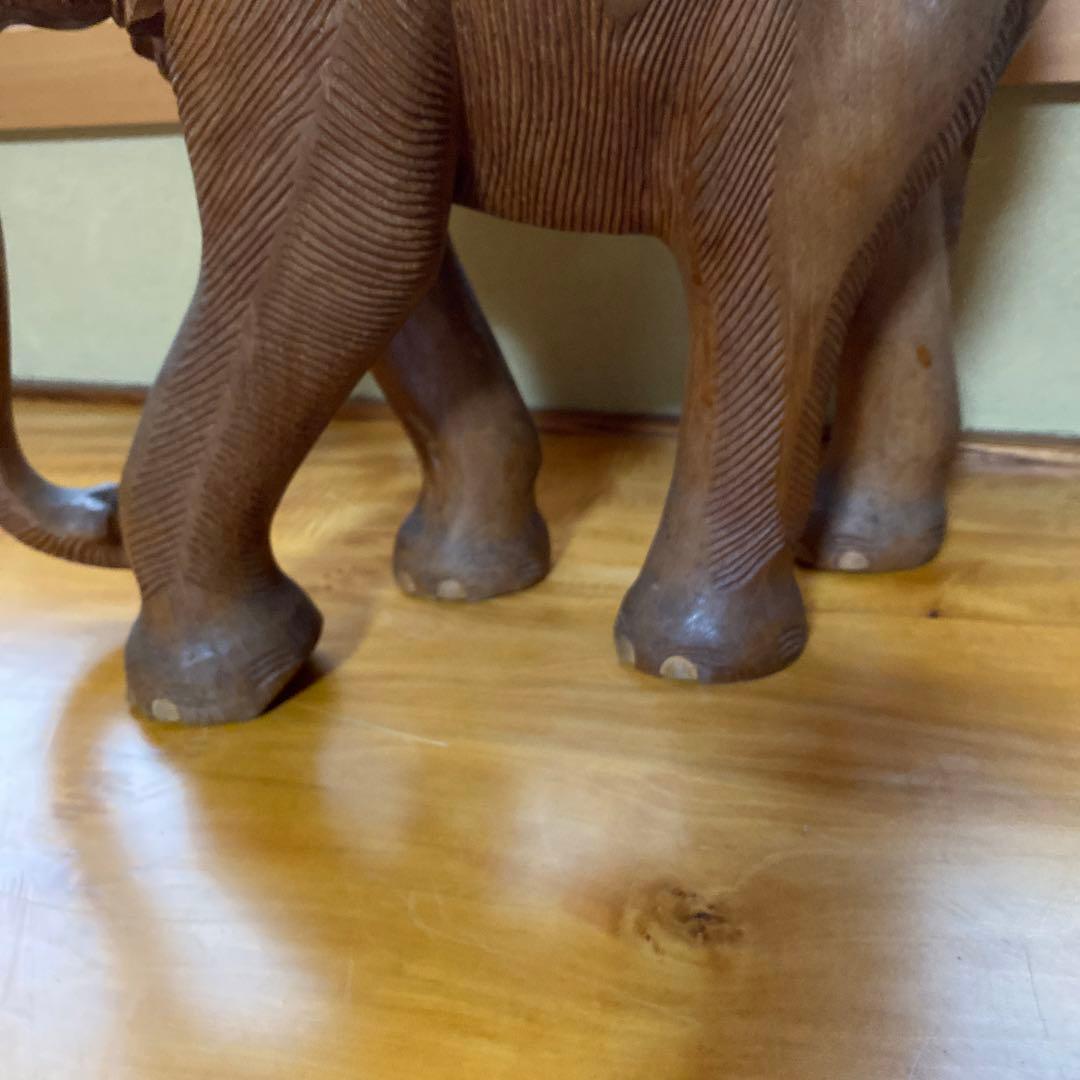 木製の像 インテリア 置き物 オブジェ アンティーク