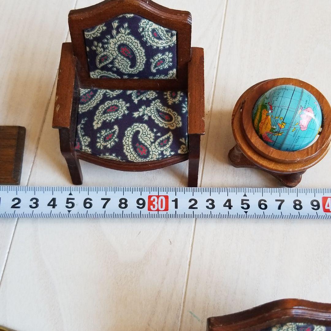 ミニチュア 家具　ヴィンテージ　ドールハウス　リビング