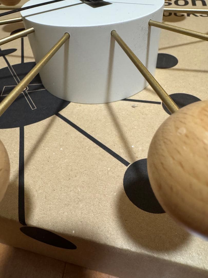 インテリア時計 e Nelson Vitra Ball Clock beech