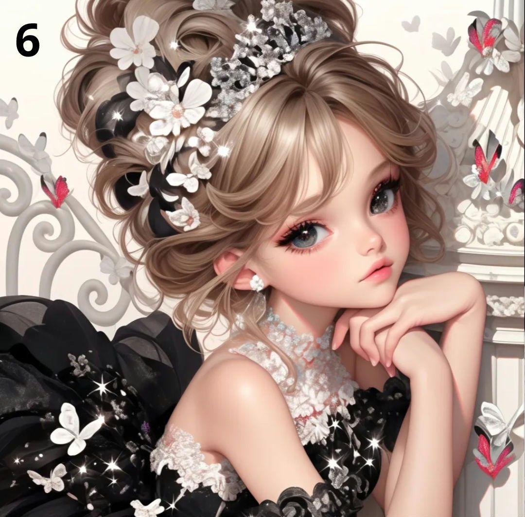 ⭐枚数限定パネル⭐ ①　　女の子パネル生地　♡オーダー受付中♡　ハンドメイド