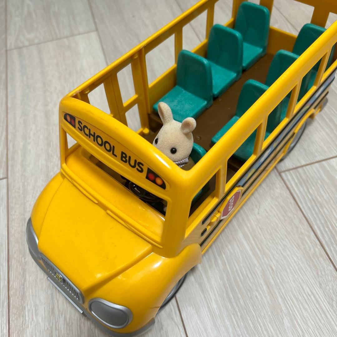 海外版 シルバニアファミリー スクールバスイエローバス - メルカリ