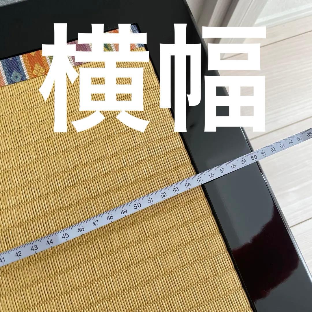 雛人形　親王飾り　収納箱　黒色木製　雛人形飾り台のみ　金色装飾