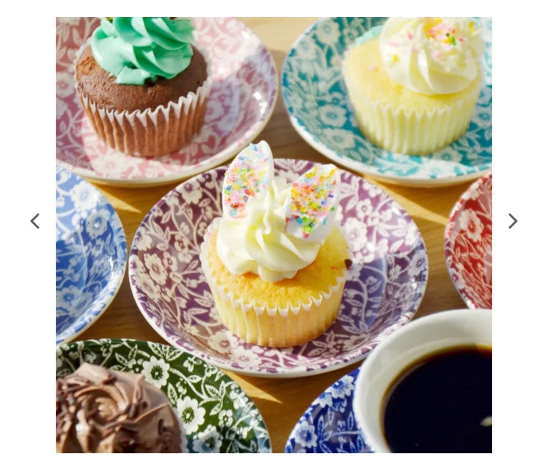 Burleigh バーレイ プラムキャリコ フルーツプレート 2枚 12cm