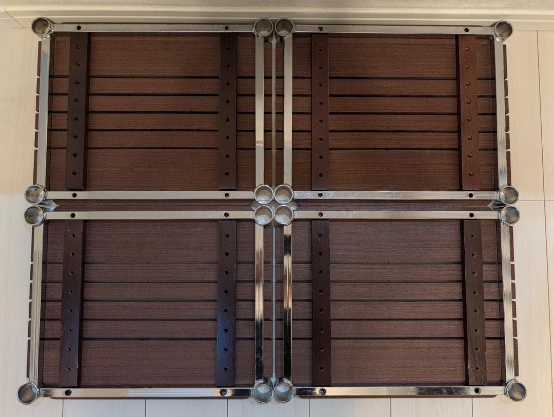 ホームエレクター ブランチシェルフ ダークブラウン 4枚 W450 × D350