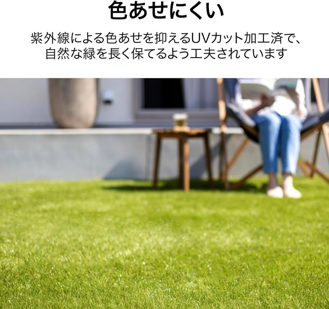 新品⭐️あこがれの芝がある庭に！　タカショー リアル人工芝 1×10m 芝丈3㎝