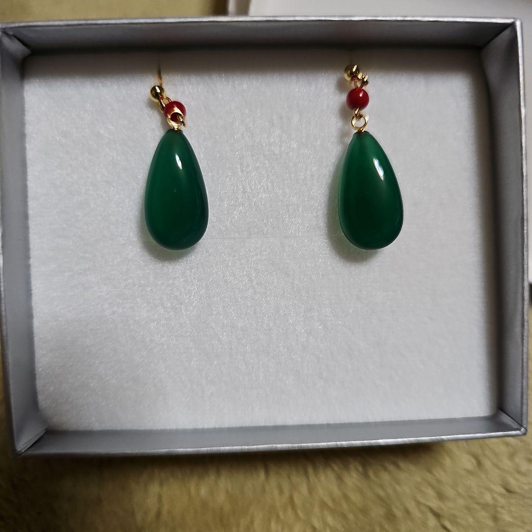 グリーンアゲート ×SILVER925 ハウルの動く城 ピアス - メルカリ