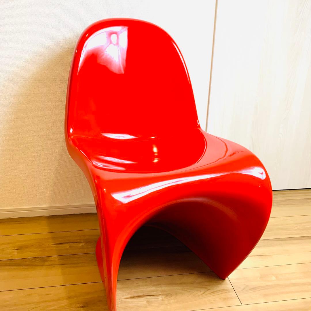 パントンチェア vitraリプロダクト FRP製 レッド ヴィンテージ - メルカリ