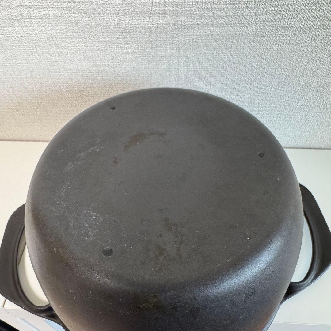 ユニロイ:ホーロー鍋 20cmくろがね IH対応鋳物鍋 燕三条製鍋