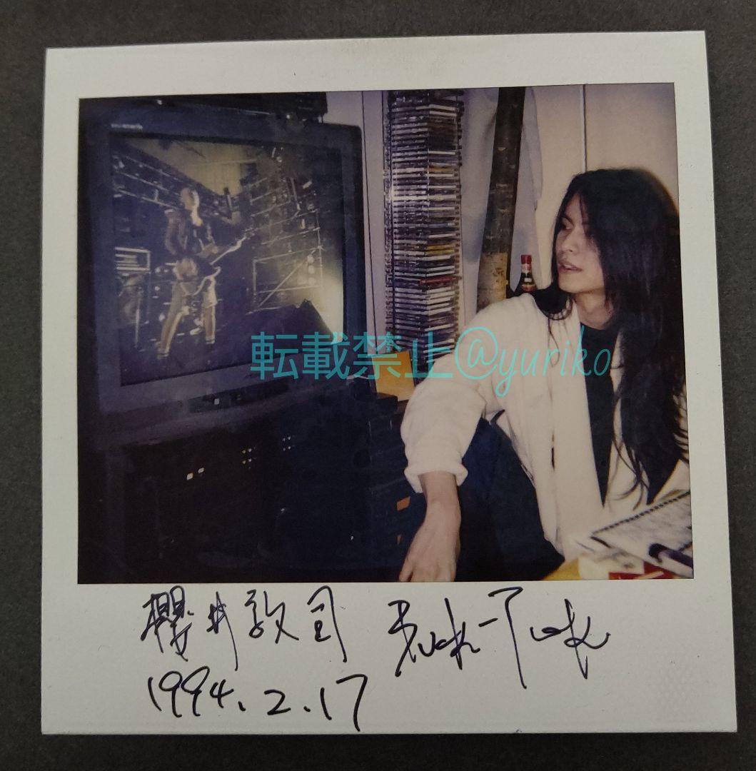 BUCK-TICK 櫻井敦司 サイン入りポラロイド - メルカリ