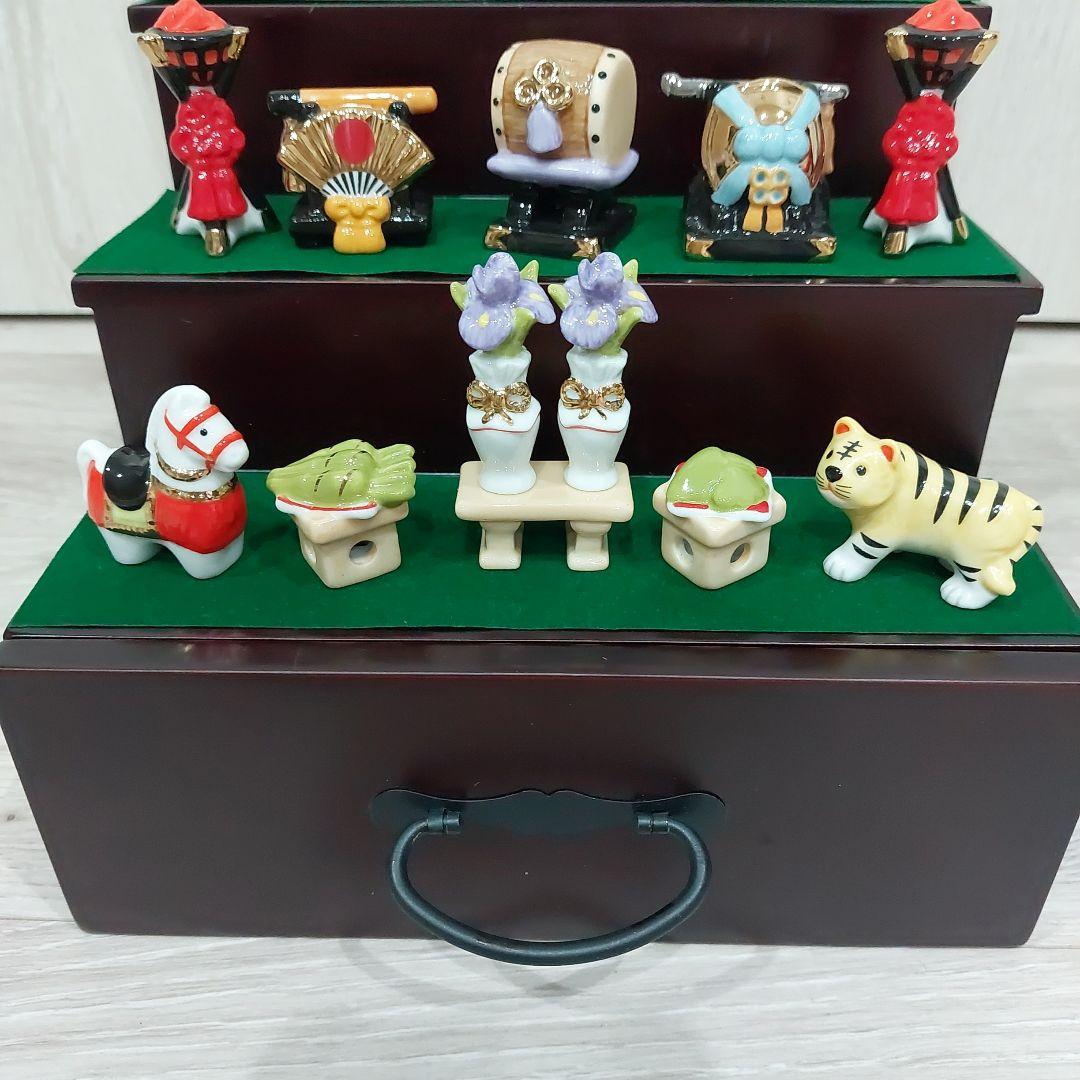 ローズオニール キューピー 五月人形三段かざり - メルカリ