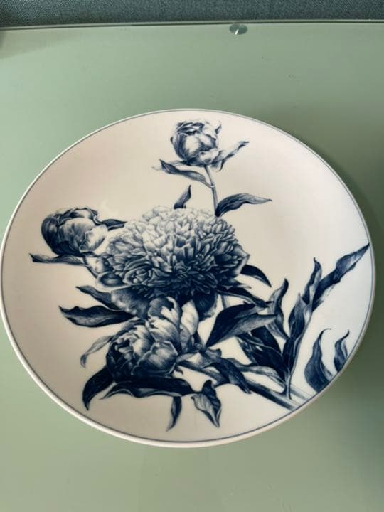 003 [未使用品]マイセン・プレート・菊・掛け皿　壁掛け・剣　meissen